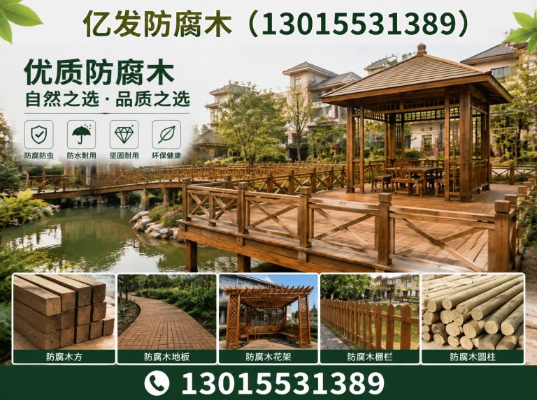 惠济区防腐木定制展示图